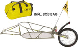 Bob ibex bicycle trailer gold with bag
