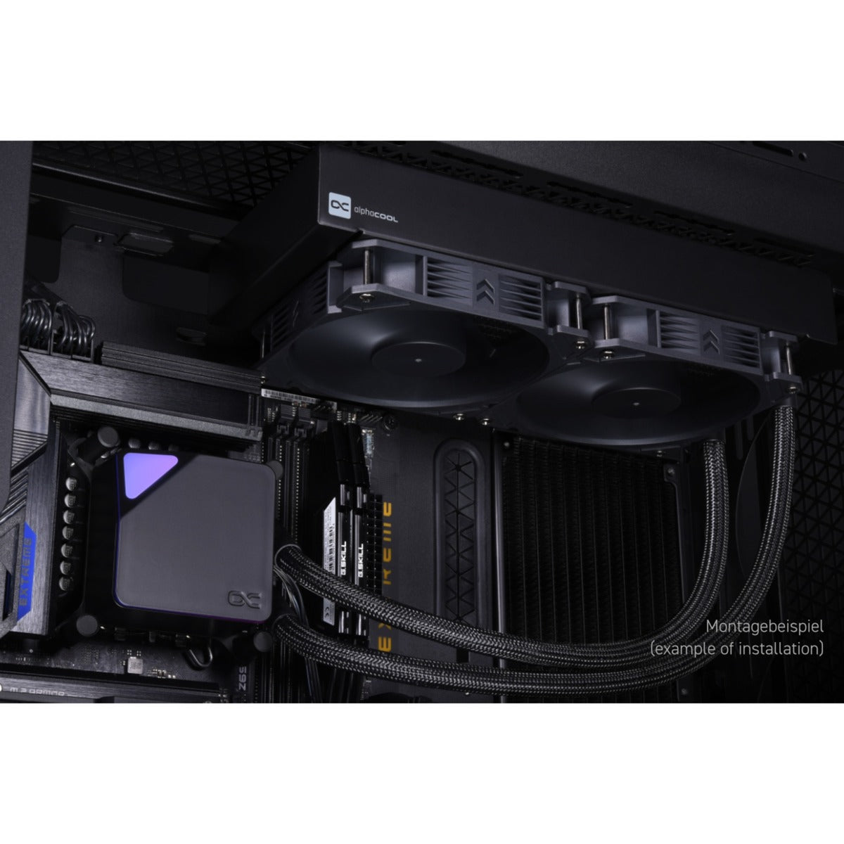 Alphacool core ocean t38 420 waterkoeling (zwart)
