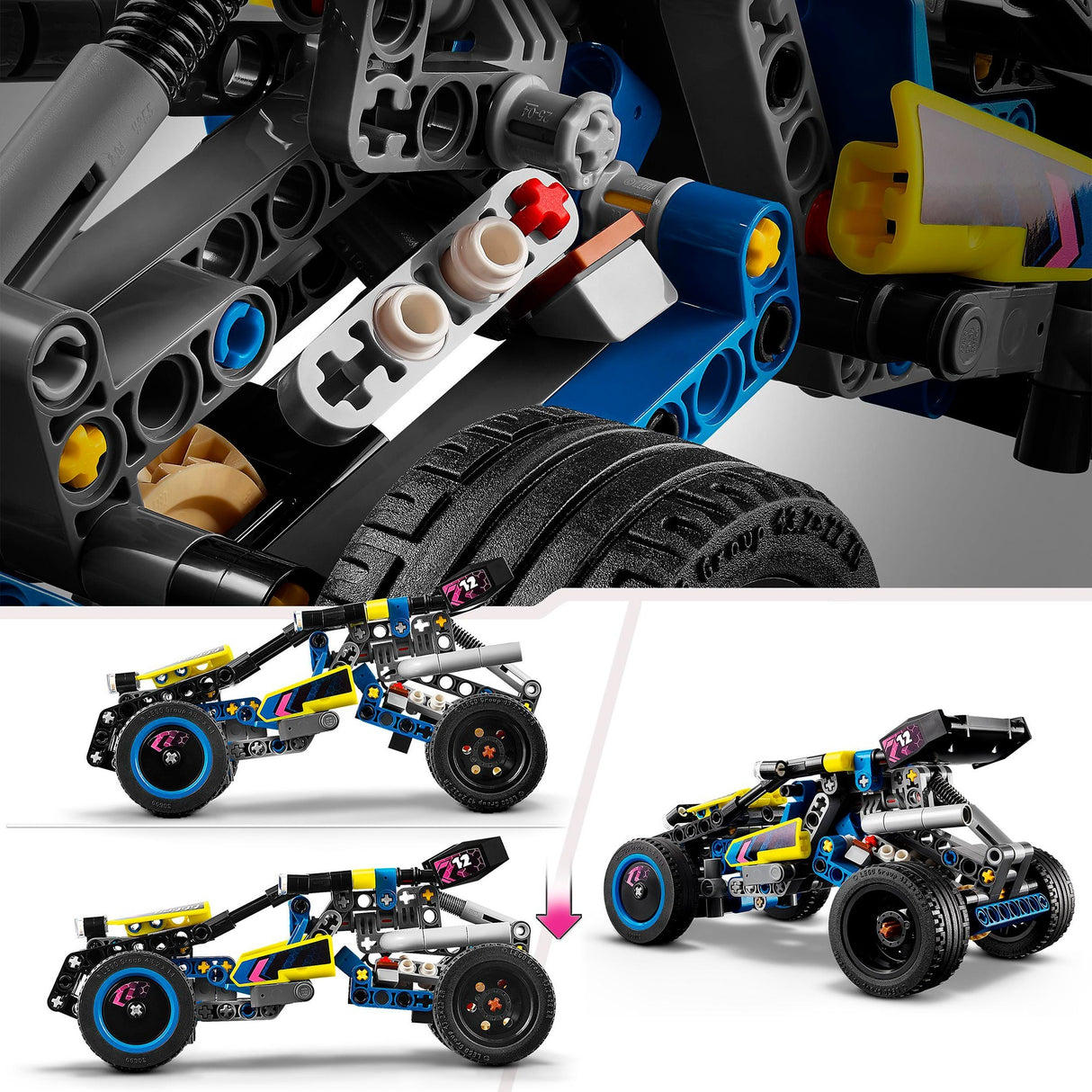 „Lego LEGO Technic 42164 Offroad Race Buggy“.