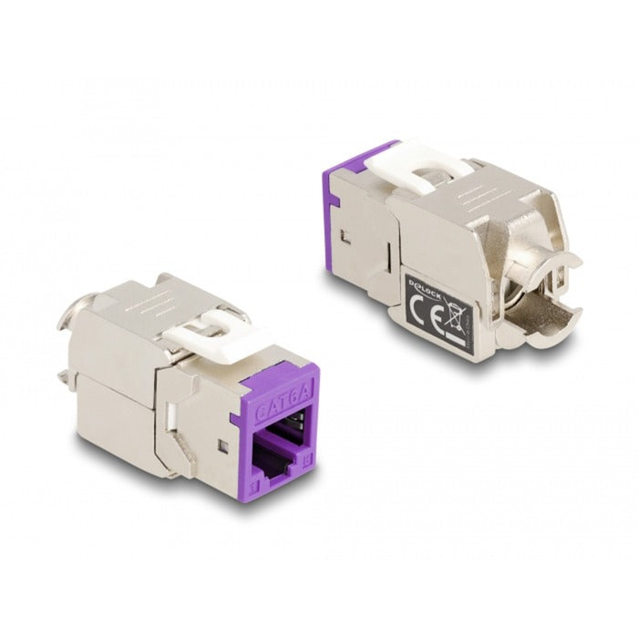 DeLOCK Keystone modulio RJ45 lizdas prie LSA Cat 6a be įrankių