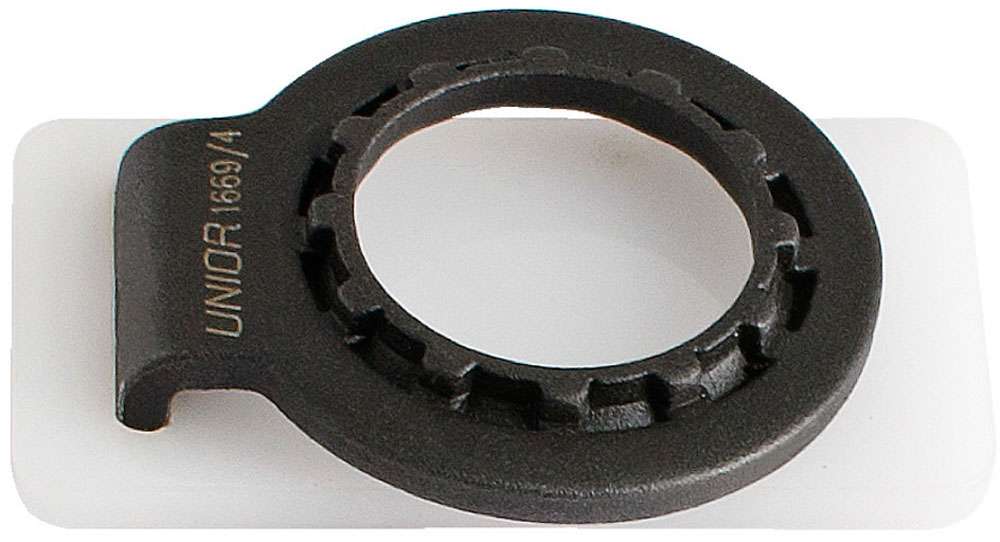 Unior tools 2 in 1 pocket spoke and cassette lockring tool 1669 4