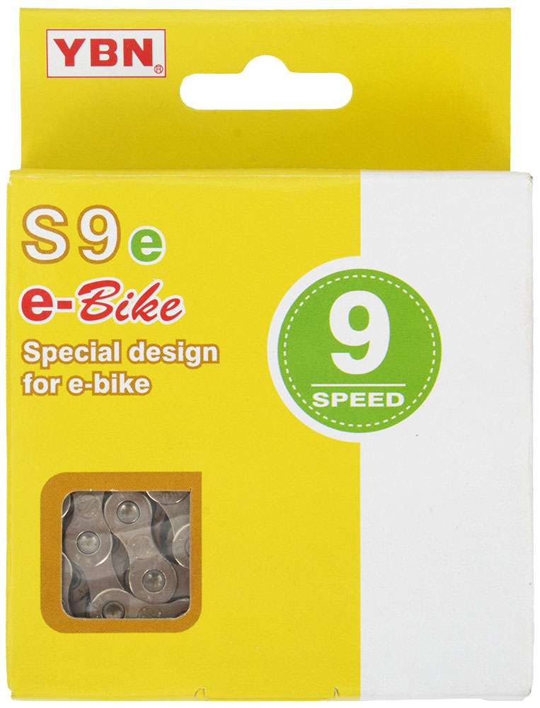 Ybn 9-speed e-bike chain s9e s2 136 links