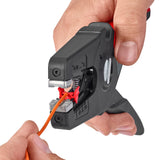 Knipex Automatic Wire Stripper | length 195 mm | 0.08-16 (AWG 28-5) mm² | 1 piece - 12 52 195 - 12 52 195