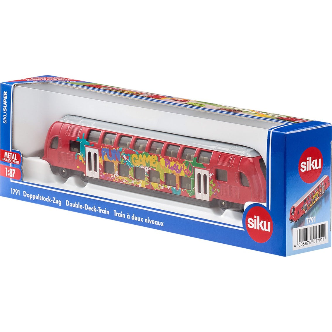 Treno Siku Siku Super Double -Decker