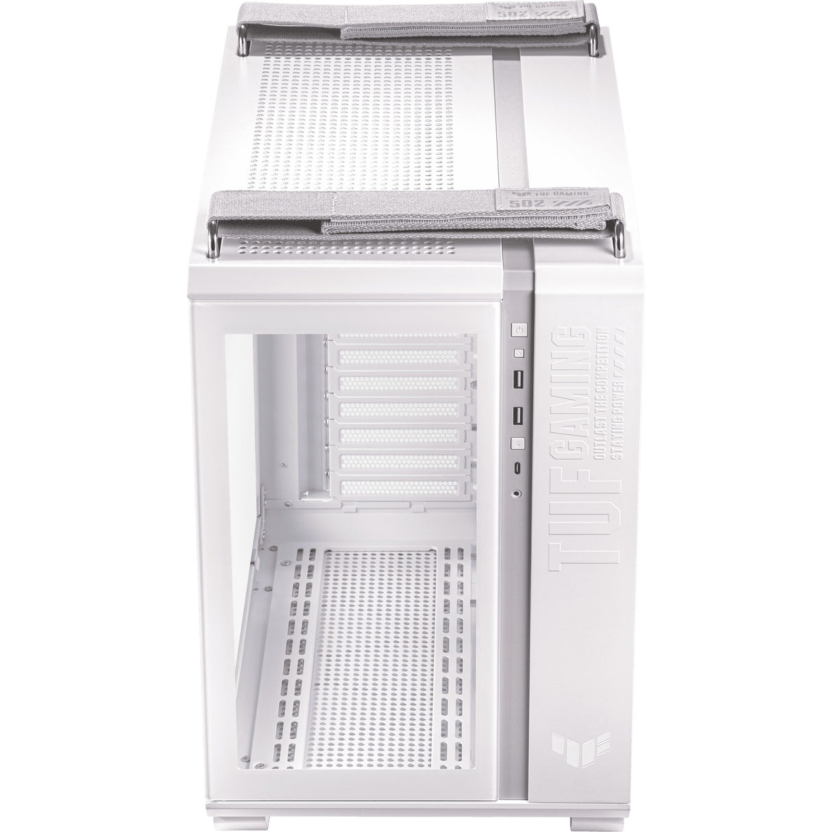 Asus TUF Gaming GT502 Midi Tower Case (white | 2x USB-A | 1x USB-C | tempered glass)