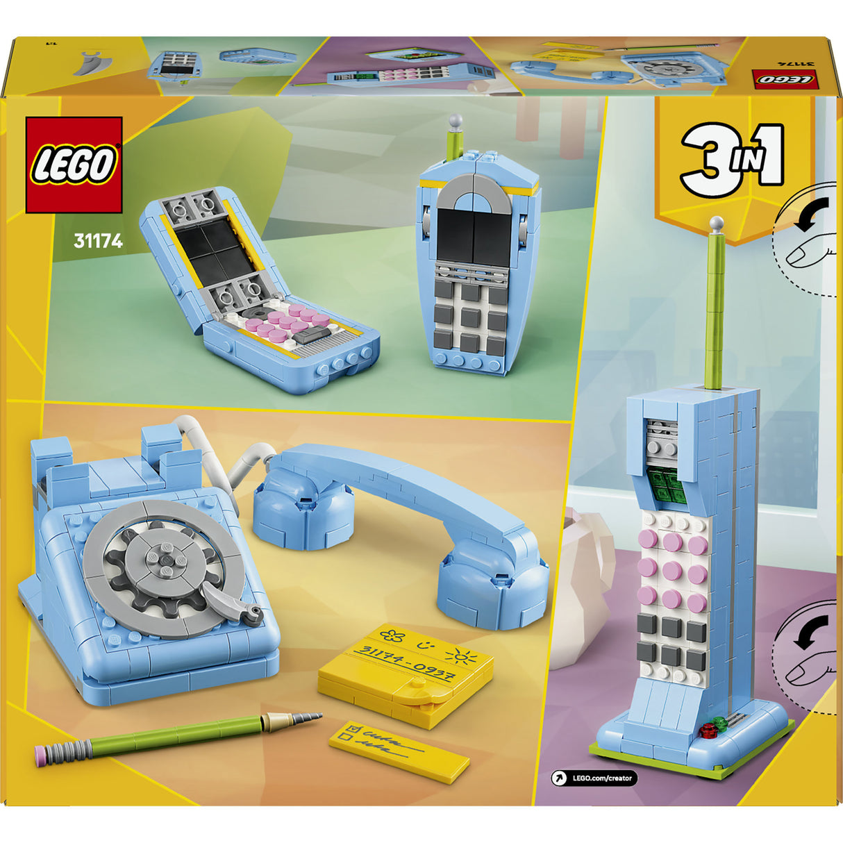 Lego criador 31174 telefone retrô