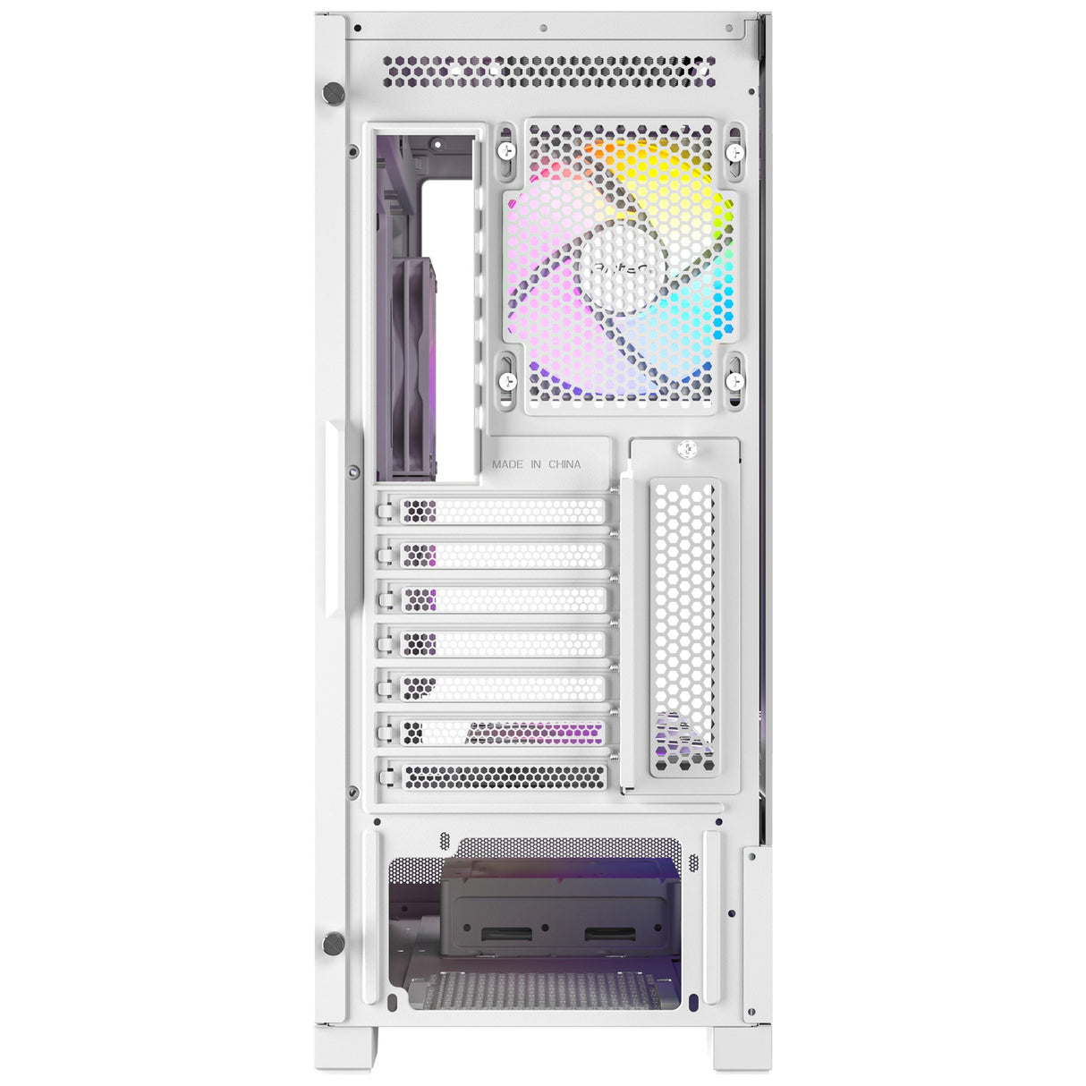 Antec CX700 Elite RGB Midi Tower Case (White | 2x USB-A | Tempered Glass)