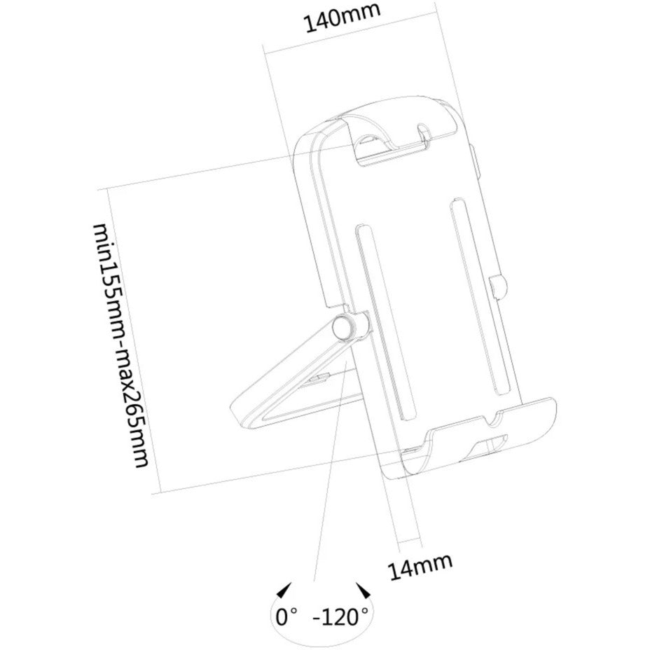 Neomunts Tablet-Un2.00 White Tablet Support