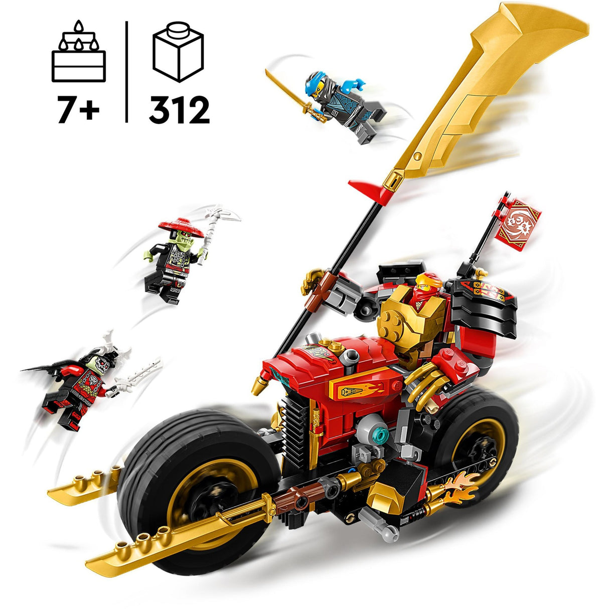 Lego Ninjago - Kai’s Mech Rider EVO Building Toy (71783)