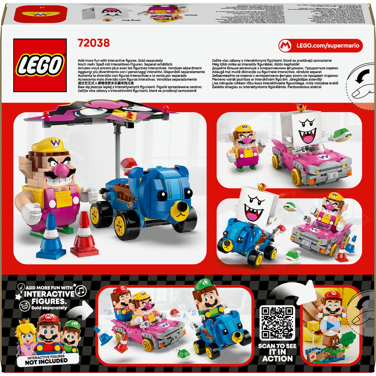 Lego Super Mario 72038 Wario e Re Boo