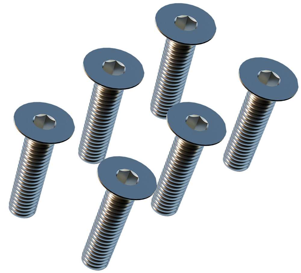 Leatt titanium gravity screw kit (6 pieces)