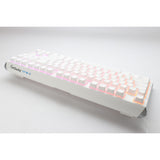 Ducky One 3 Classic Pure White TKL, keyboard (white, US layout, Cherry MX Speed Silver, RGB LED, double-shot PBT, hot-swappable, Quack Mechanics, 80%)