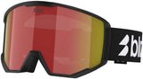 Bliz spark brown w red multi - ski goggle