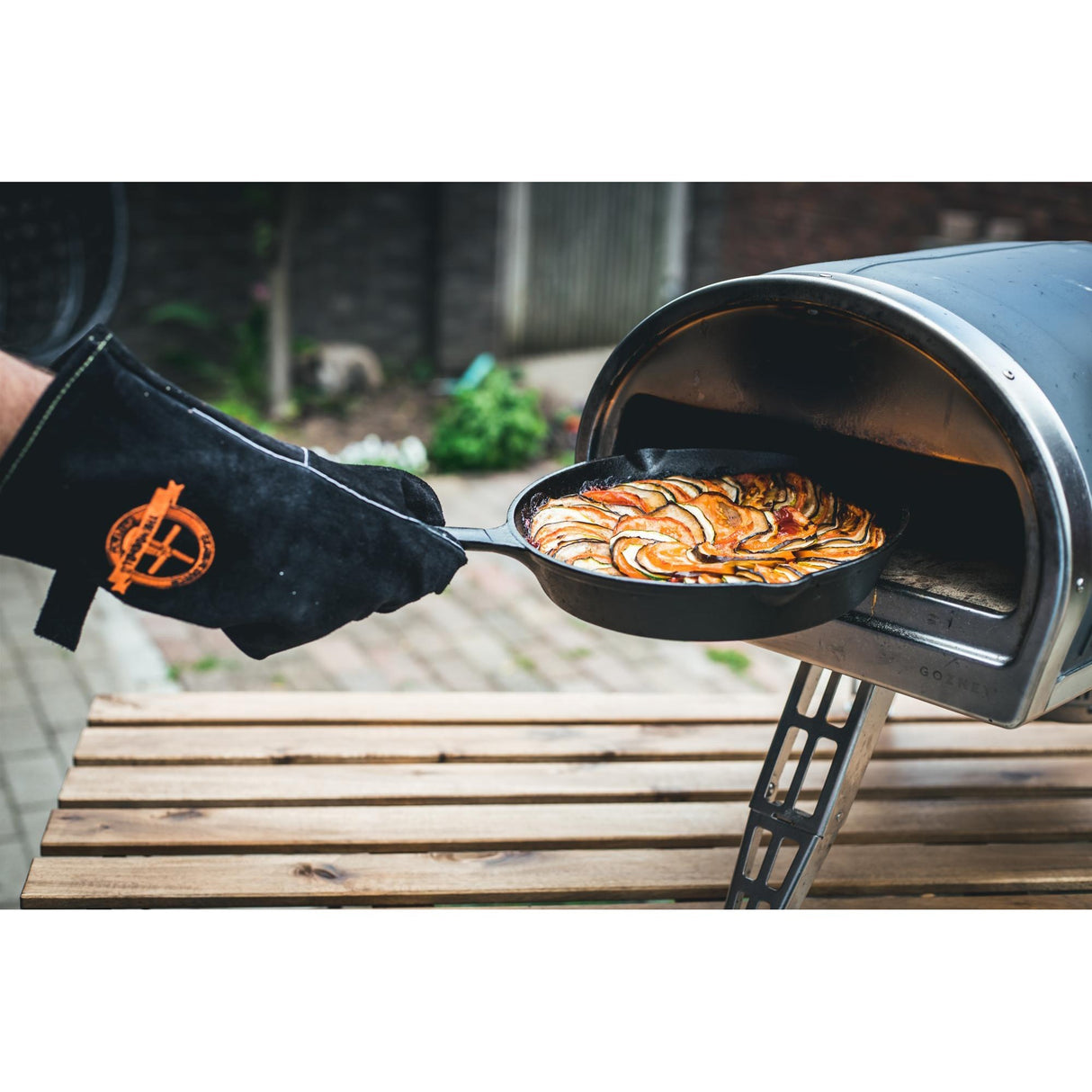 The windmill skillet l bak- braadpan (zwart, ø 26.5 cm)