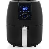 Princess 182025 aerofryer xxl heteluchtfriteuse (zwart zilver, 4,5 liter)