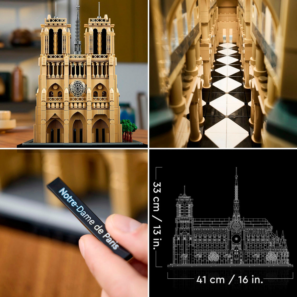 Architektura Lego 21061 Notre-Dame van Paris