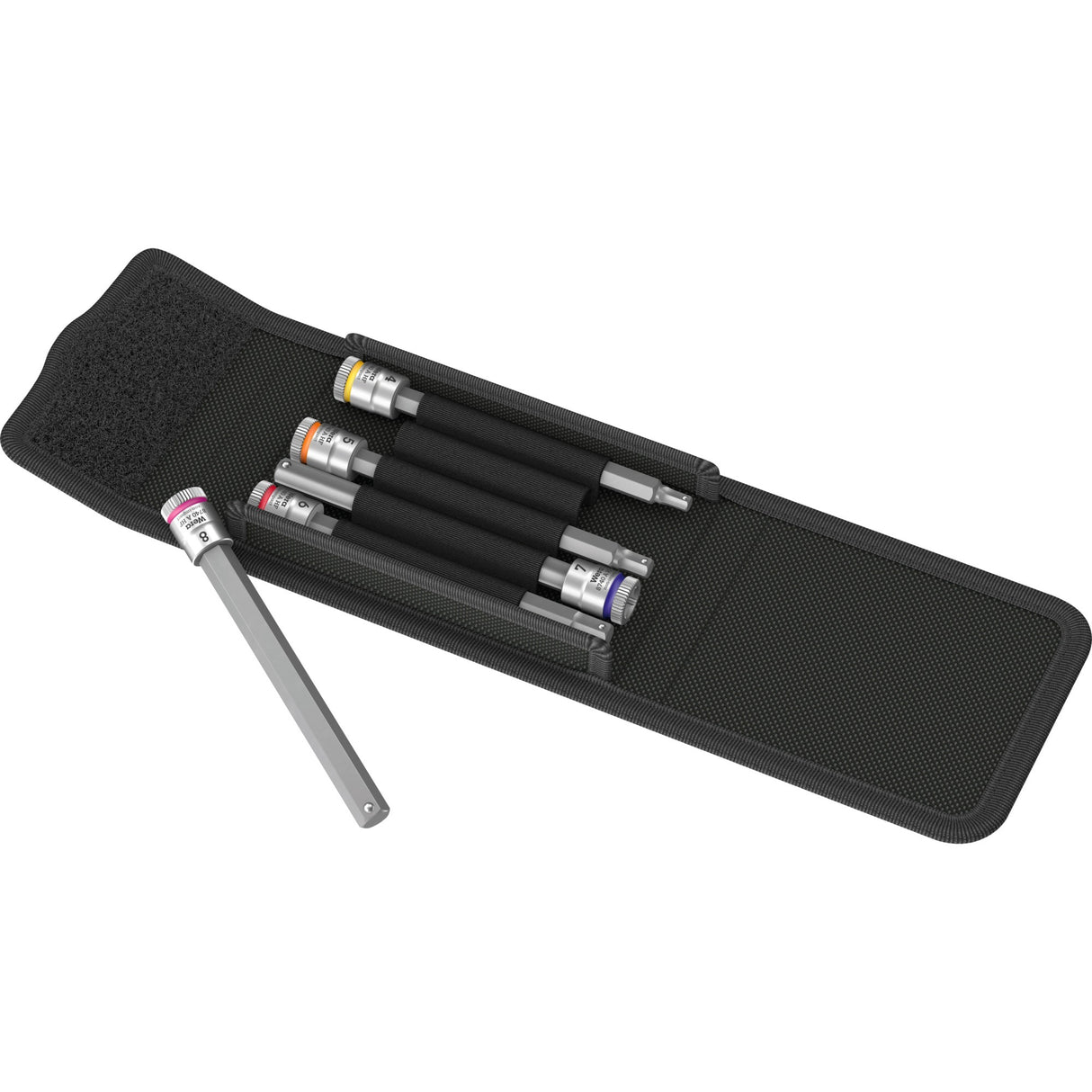 Wera 8740 A HF 1 Zyklop Bit Socket Set with Holding Function, 1/4" Drive, 5-piece - 1 piece(s) - 05003345001