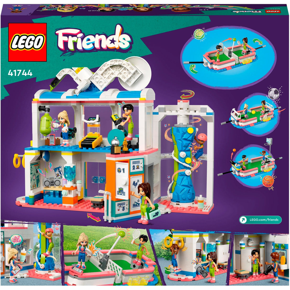 Lego friends - stavebnice sportovního centra (41744)