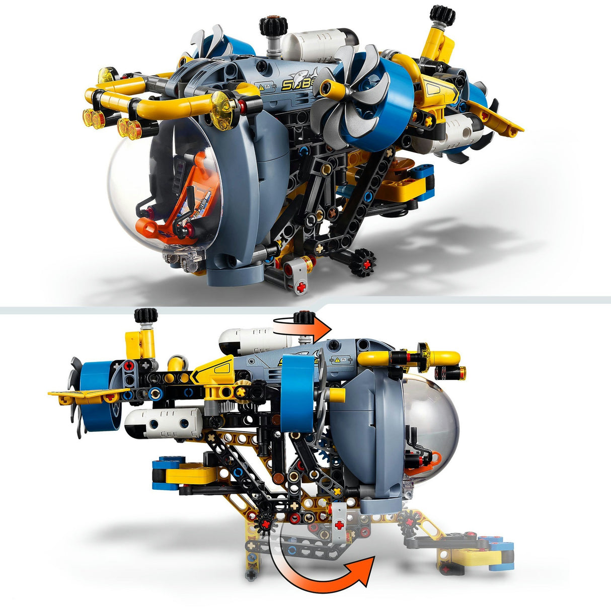 Sottomarino Lego Technic 42201 per la ricerca in acque profonde