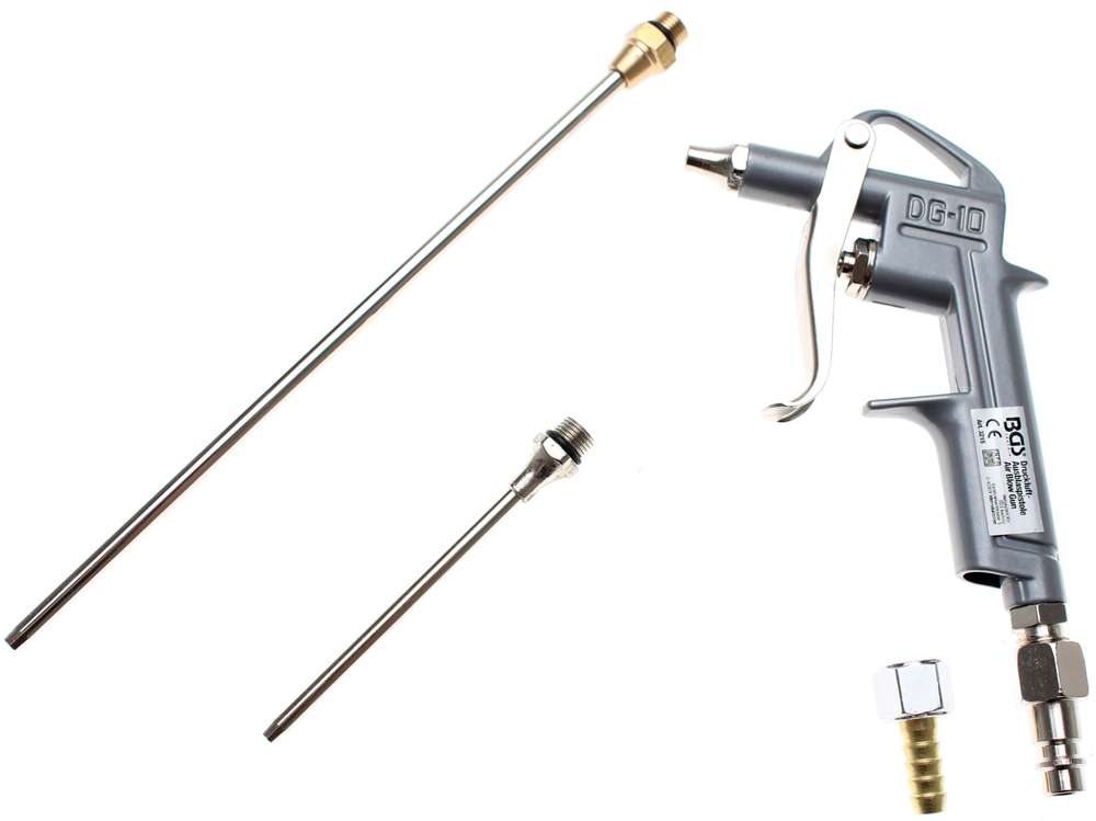 Bgs technic compressed air blow off gun with 3 nozzles