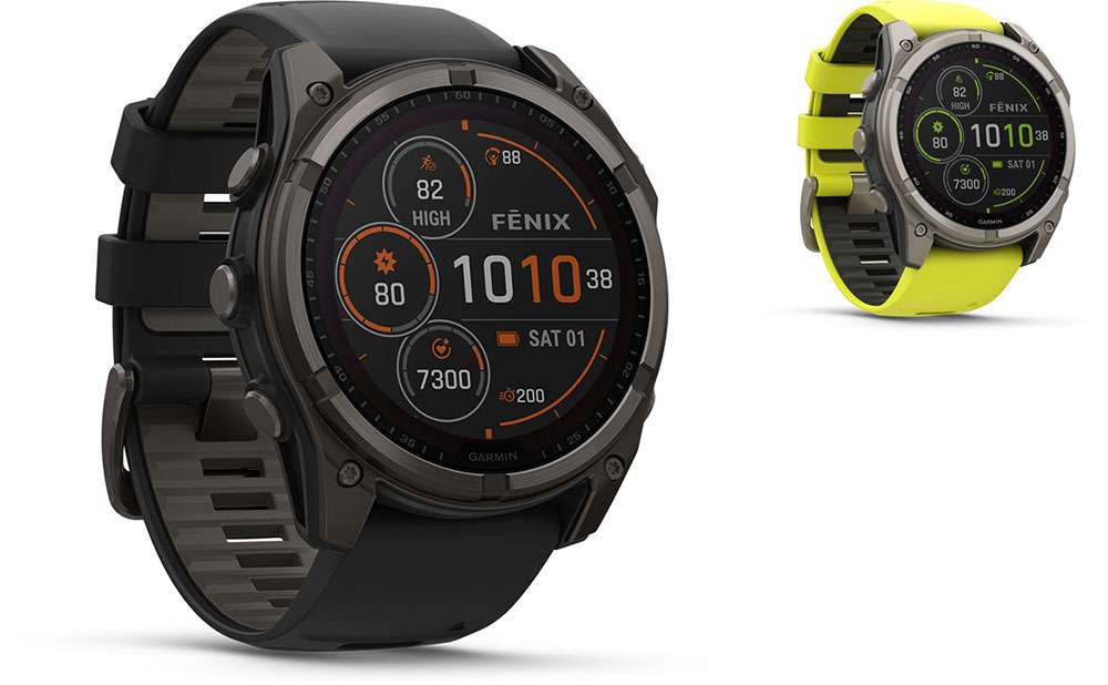 Garmin fēnix® 8 - 51 mm solar sapphire - gps multisport smartwatch