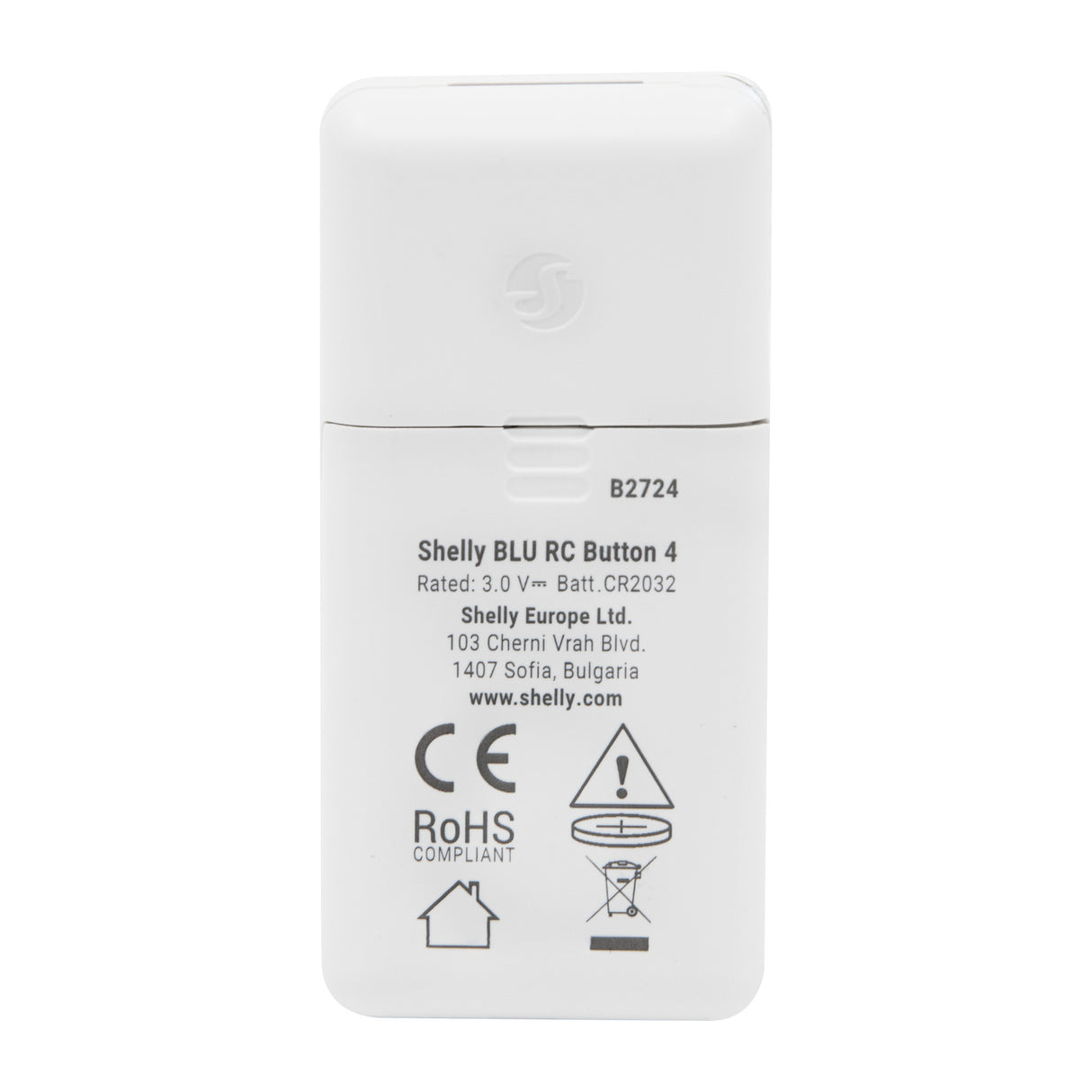 Shelly Blu RC Button 4 ZB remote control (white, Bluetooth 5 (LE), Zigbee)