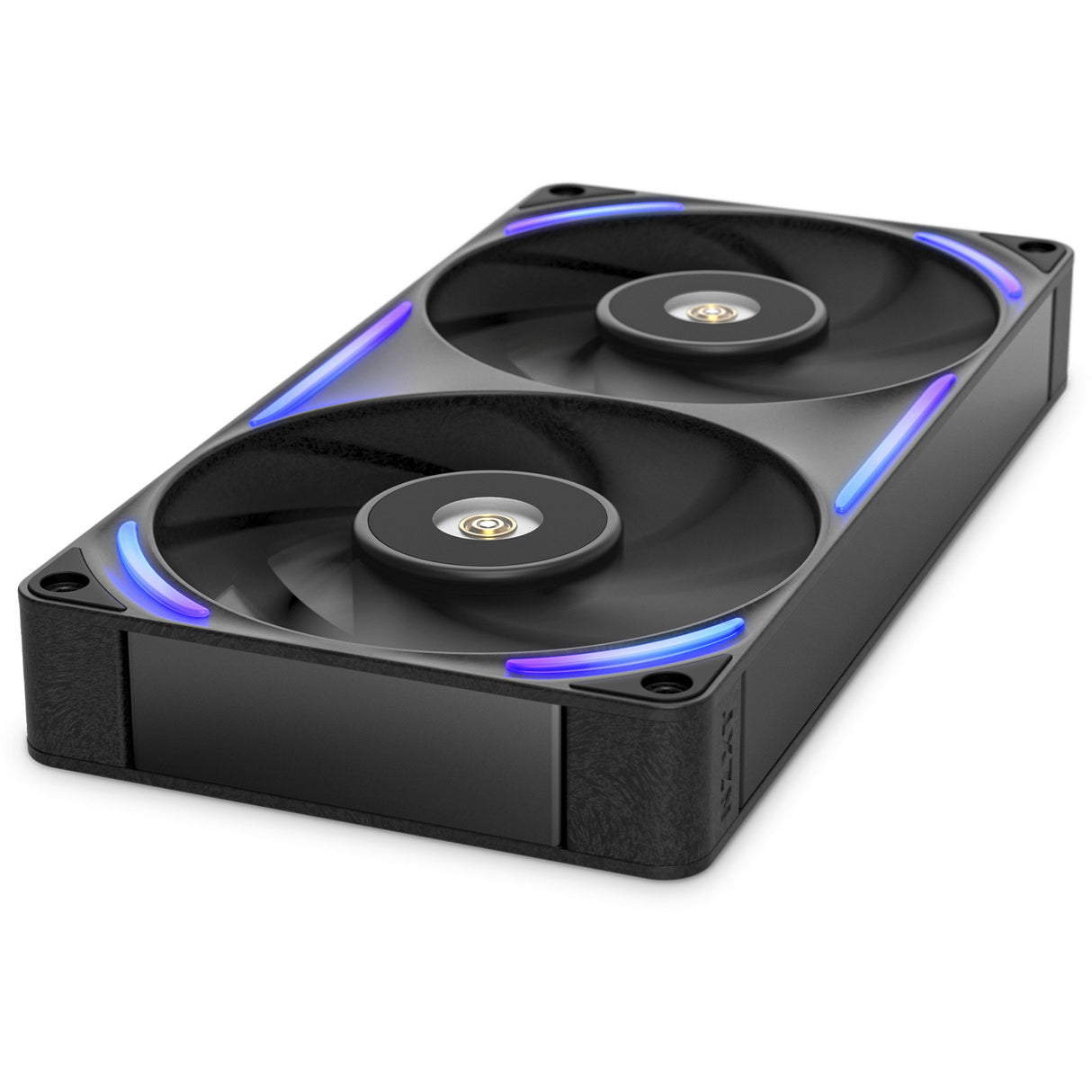 Nzxt f240x rgb case fans (zwart, 2 stuks, 240 x 120 x 30 mm, pwm)