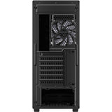 Sharkoon vk3 rgb midi tower behuizing (zwart | 2x usb-a | rgb | tempered glass)