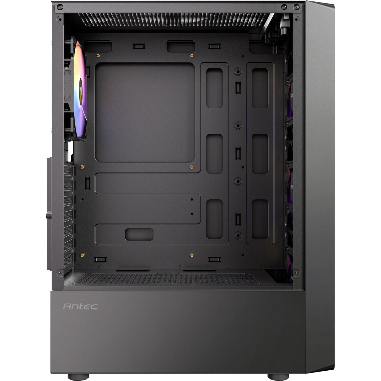 Antec ax26 rgb elite midi tårnhus (sort | 3x usb-a | hærdet glas)