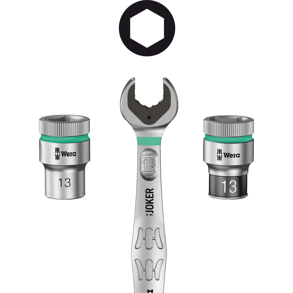 Wera 8100 SA 6 Zyklop Speed Ratchet Set 1/4" Tool Set (28-piece)