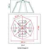 Coleman Octagon Blackout Tent (dark green)