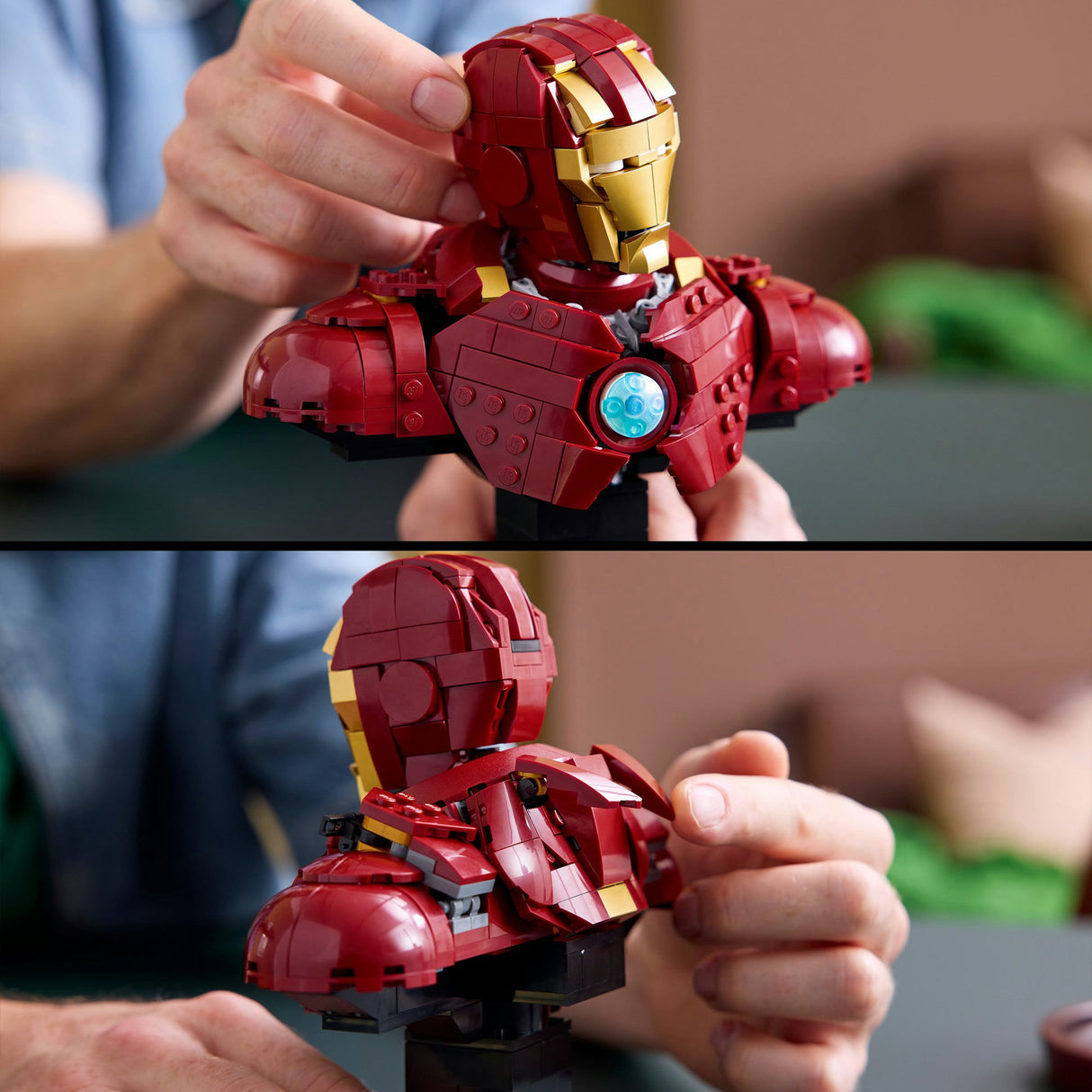 Lego super hrdinovia Marvel 76327 Iron Man mk4 busta