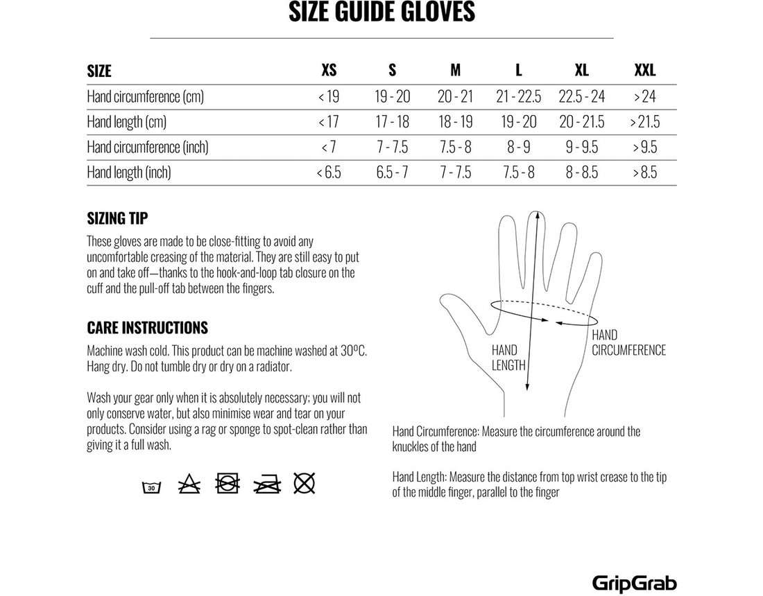 Gripgrab ride rc lite hi-vis - cycling gloves