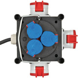 Brennenstuhl Distributeur de courant en caoutchouc compact BSV 3 ls E 16 2 I