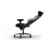 Dxracer craft xl black white epu leather gamestoel (zwart wit)