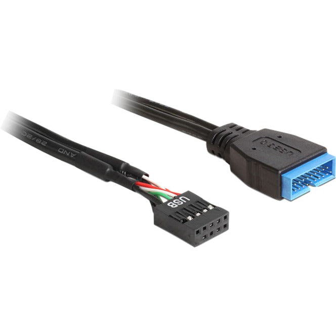 Delock USB 2.0 Internal > USB 3.0 Adapter (black, 0.45 meter)