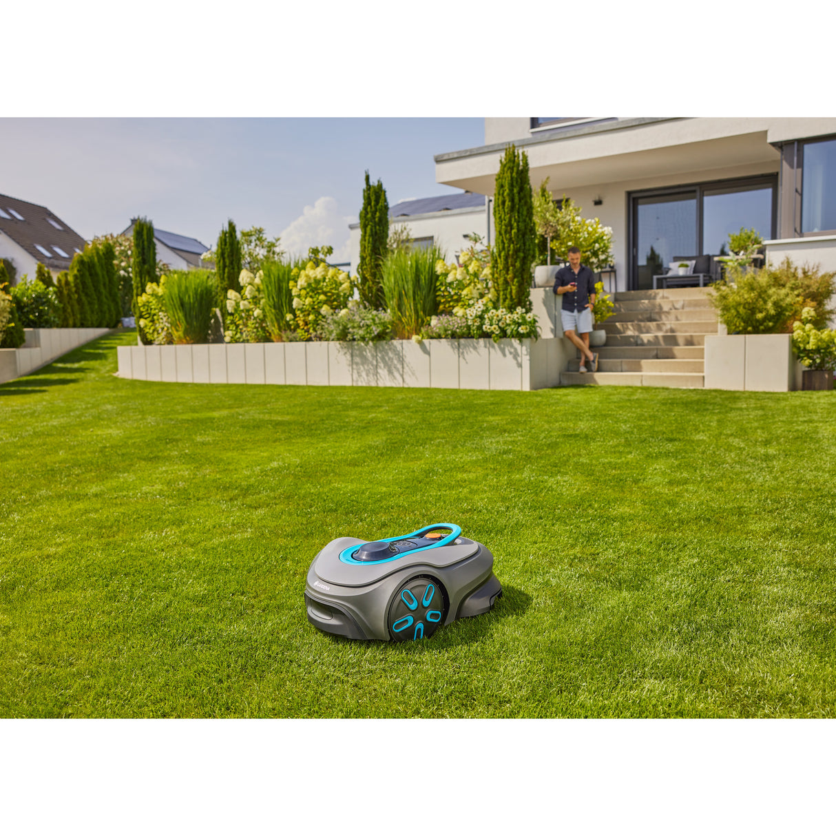 Gardena robotická kosačka smart sileno free 1500 m² (čierna)