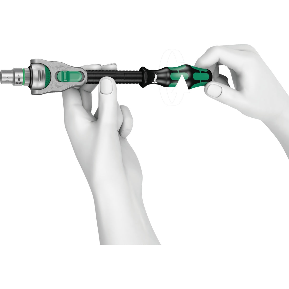 Wera 8100 SA 6 Zyklop Speed Ratchet Set 1/4" Tool Set (28-piece)