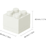 Room Copenhagen LEGO Mini Box 4 lunchbox (white)