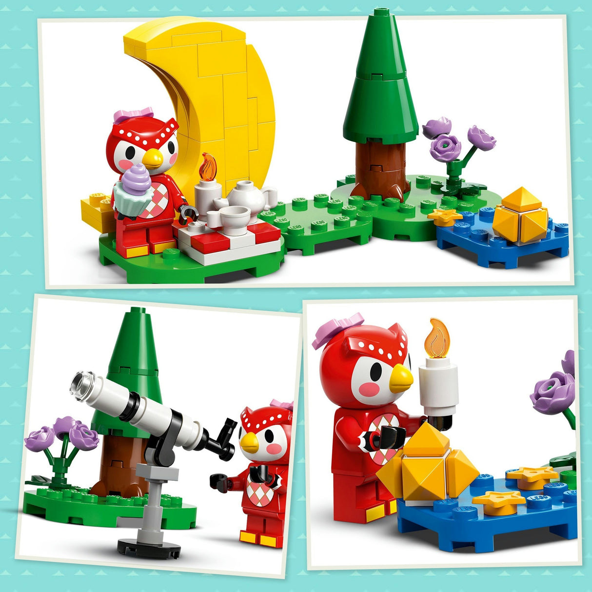 Lego animal crossing 77053 stargazing with celeste
