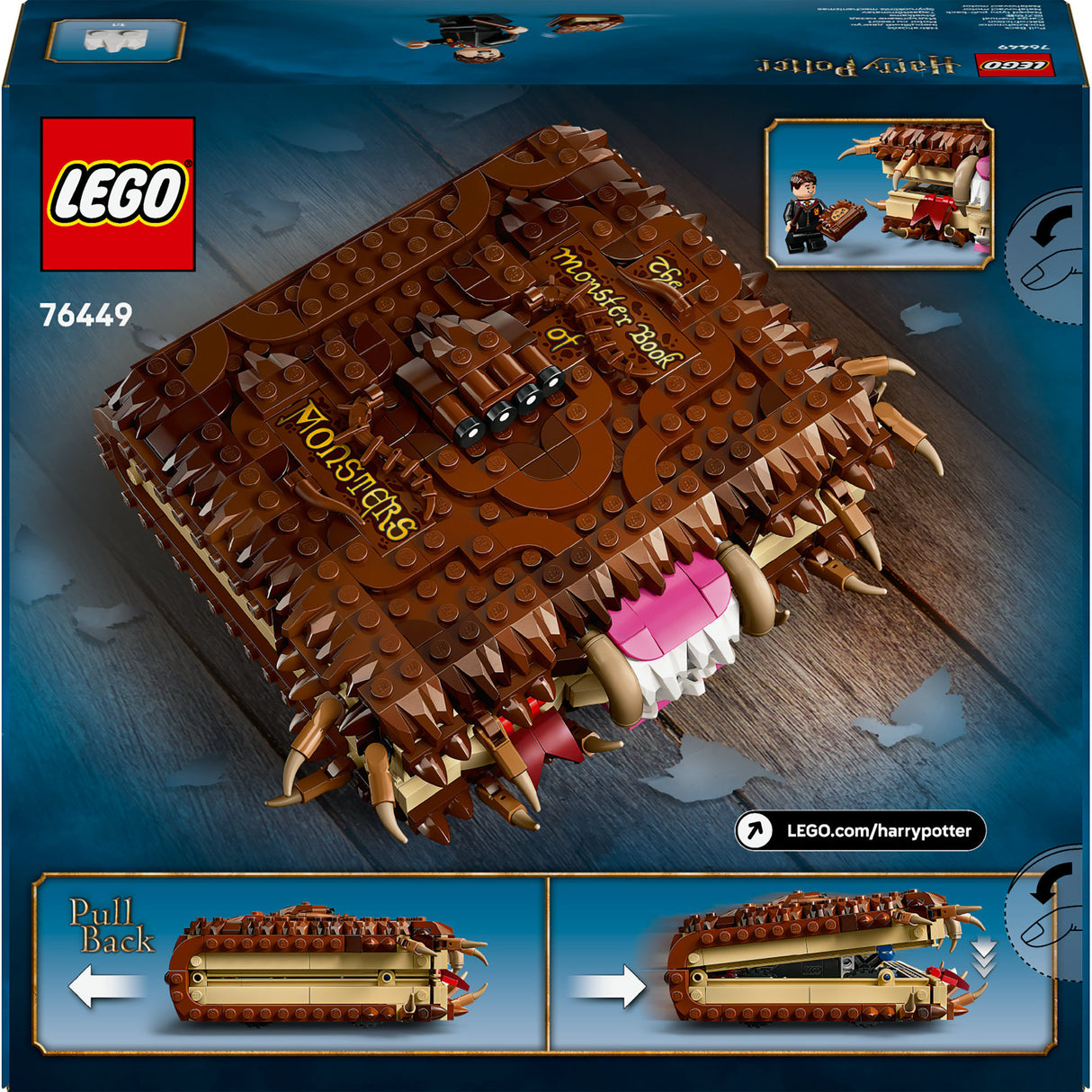 Lego 76449 Harry Potter O Monstro Monstruoso Livro