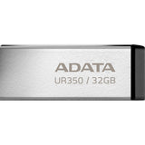 Adata UR350 32 GB USB stick (nickel black, USB-A 3.2 Gen 1 (5 Gbit/s))