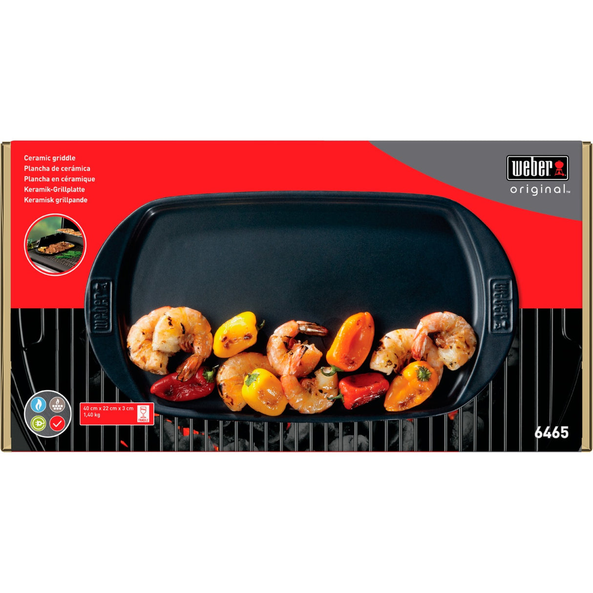 Bandeja de hornear Weber
