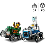 Pacáiste carr cine Lego city 60459: eitleán vs leaba ospidéil
