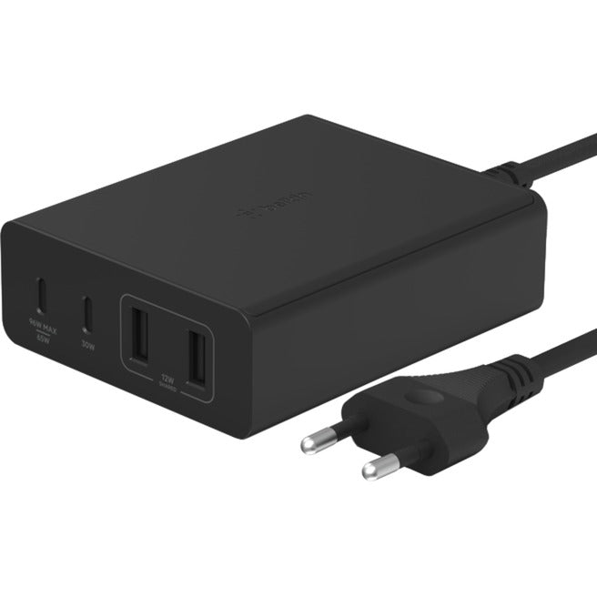 Belkin BoostCharge Pro 4-Port GaN Wall Charger (Black, 108W)