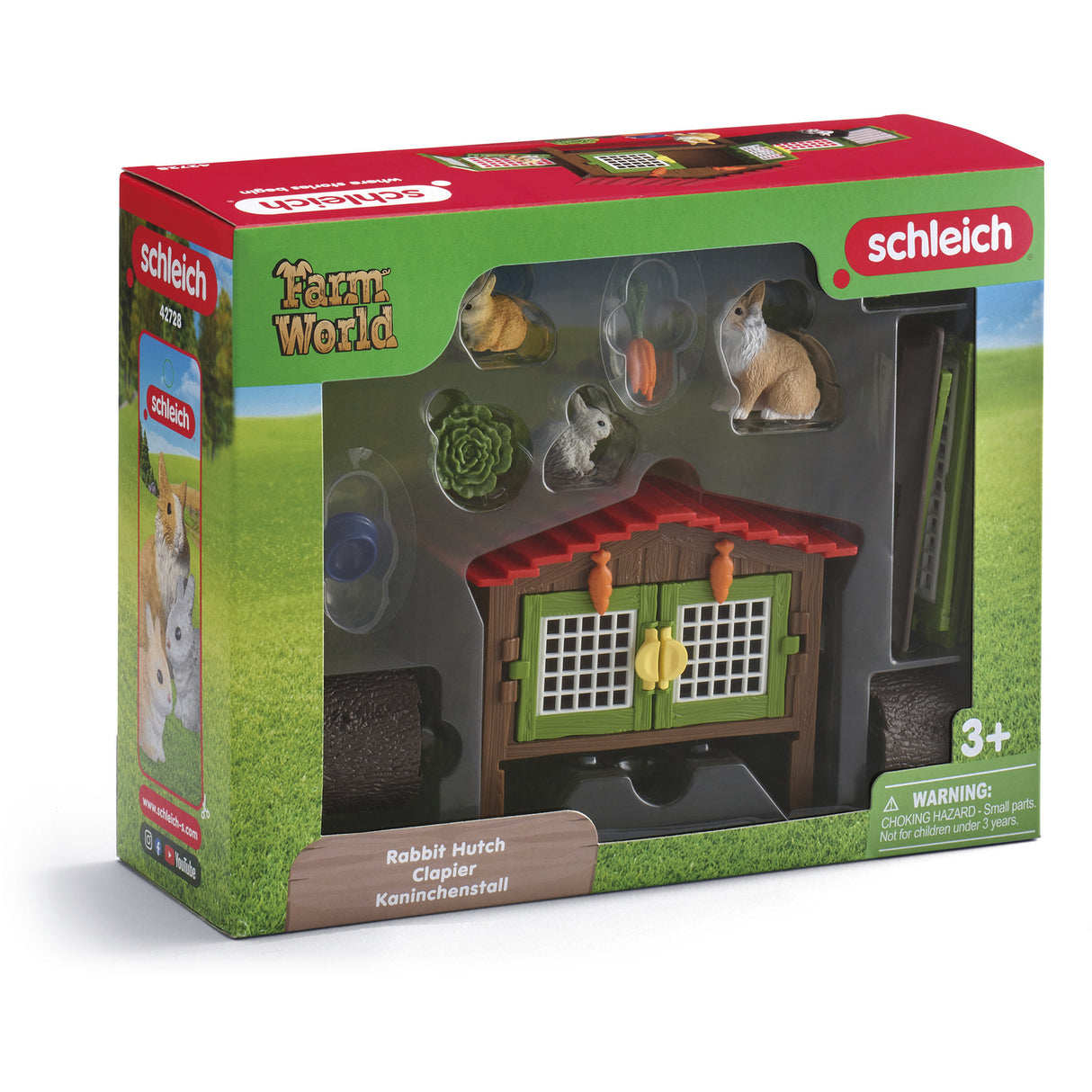 Feirme Schleich bothán coinín domhan 42728