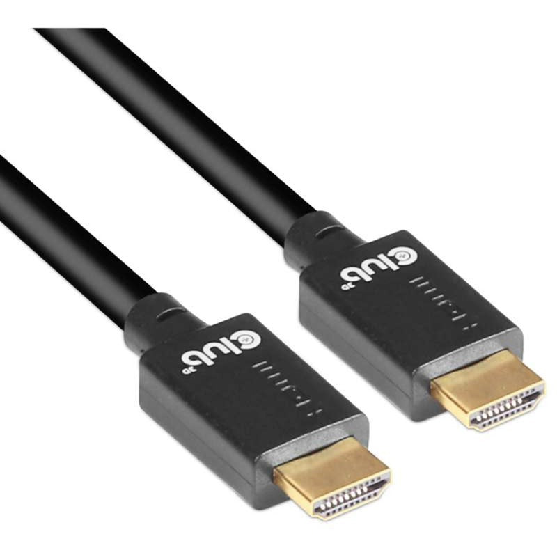 Club 3d ultra high speed hdmi 2.1 cable (black, 1.5 meter, 4k 120hz, 8k 60hz)