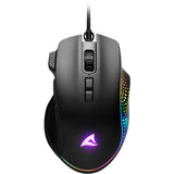 Sharkoon Shark Force III gaming mouse (black, 400 - 12,800 dpi, RGB LEDs)