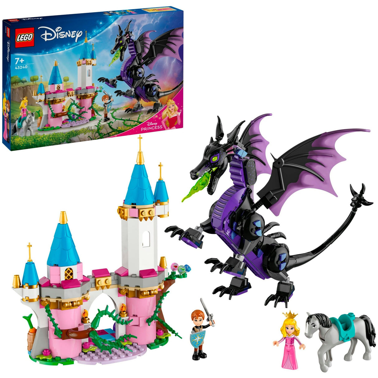 LEGO Disney Princess 43240 Maleficent in forma di drago