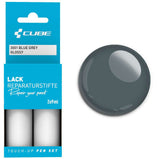 Cube touch-up pen set blue grey matt